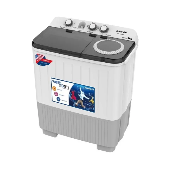 Admiral Twin Tub, 9 KG Wash Capacity Washing Machine - ADTT09KUWCP1